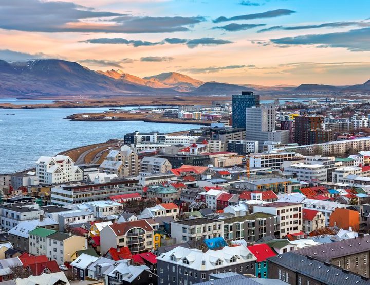 A view of Reykjavik.
