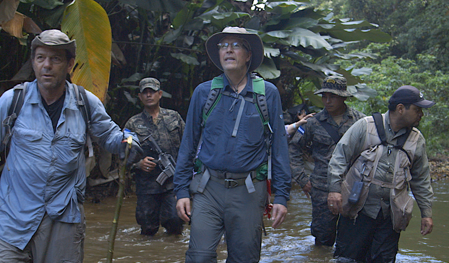 Preston on the expedition to the Lost City in Honduras. 
